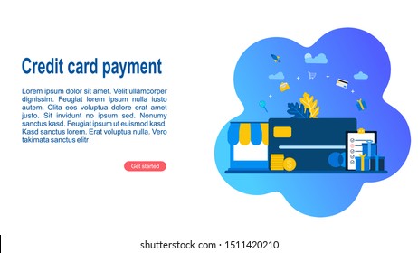 
Website or landing page vector illustration of Online Payment concept,Suitable for web landing page, ui, mobile app, banner template. Vector Illustration