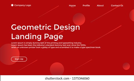 Website Landing Page,Line, Gradient, Abstract Modern Background