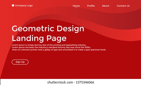 Website Landing Page,Line, Gradient, Abstract Modern Background