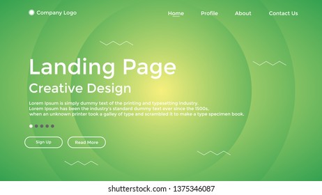 Website Landing Page,Line, Gradient, Abstract Modern Background