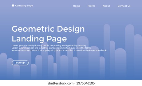 Website Landing Page,Line, Gradient, Abstract Modern Background