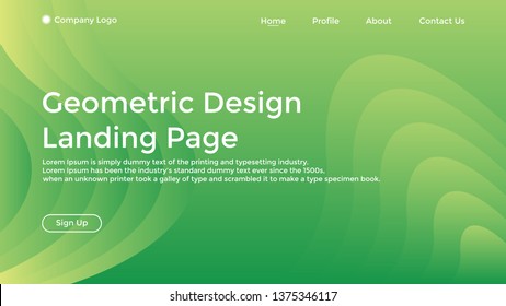 Website Landing Page,Line, Gradient, Abstract Modern Background