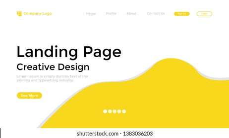 Website Landing Page,Line, Gradient, Abstract Modern Background