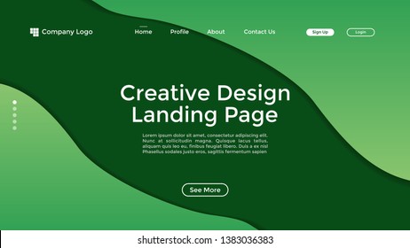Website Landing Page,Line, Gradient, Abstract Modern Background