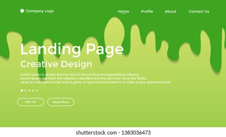 Website Landing Page,Line, Gradient, Abstract Modern Background