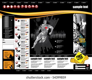 Website layout