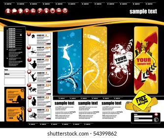 Website layout