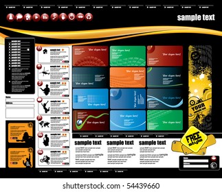Website layout