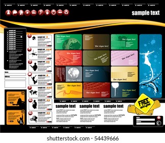 Website layout