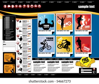 Website layout
