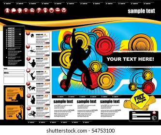 Website layout