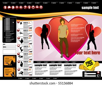 Website layout