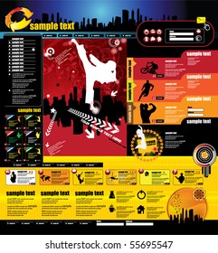 Website layout