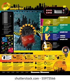 Website layout