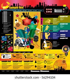 Website layout