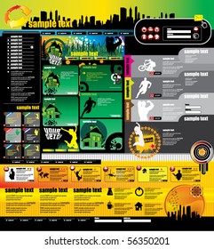 Website layout