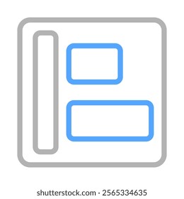 Website layout icon. Concept of web design, development, and user interface.