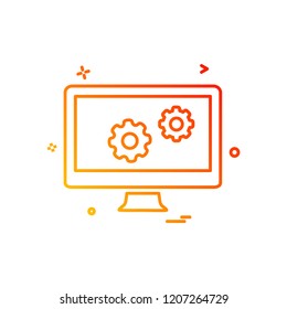 Website layout icon design vector