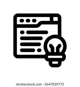 website line icon. Clean and minimalist vector icon for websites, mobile apps, presentations, and logos. Fully scalable and customizable for any project.