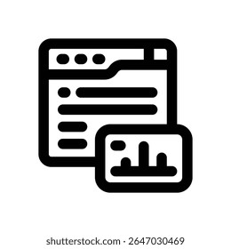 website line icon. Clean and minimalist vector icon for websites, mobile apps, presentations, and logos. Fully scalable and customizable for any project.