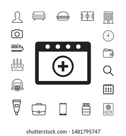 Website line icon for web and mobile