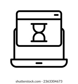 Website loading vector icon which can easily modify or edit

