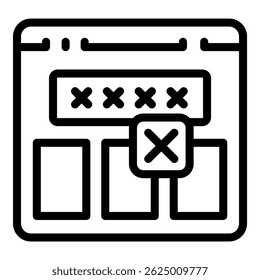 Website login is showing an invalid password error message