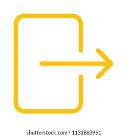 Website Logout Symbol
