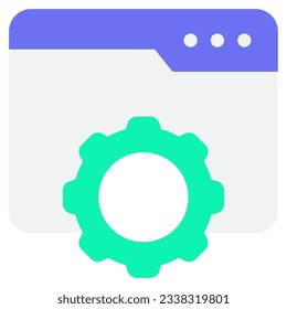 Icono de mantenimiento de sitios web puede ser usado para web, aplicación móvil, infografía, etc