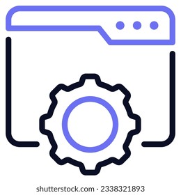 Website Maintenance Icon can be used for web, mobile app, infographic, etc