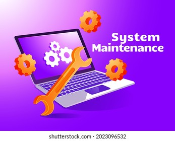 Website maintenance, update internet software, development webpages with laptop