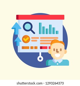 Website Marketing Icon Vector Graphic Download Template Modern