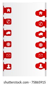 website menu tags