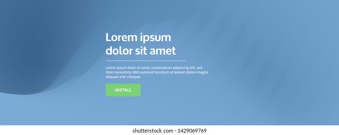 Website or mobile app landing page. Abstract vector illustration. 