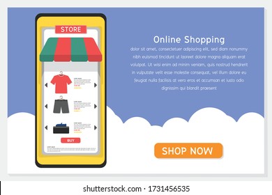 Website or Mobile Application Vector Concept