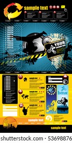 Website music template