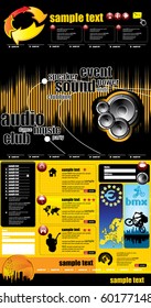 Website music template