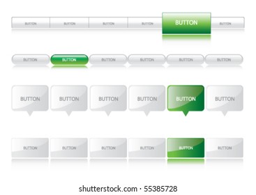 Website Navigation Templates - dark green