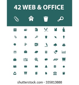 website, office work web icons
