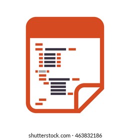 website online document internet icon. Isolated and flat illustration. Vector graphic