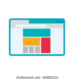 website online document internet icon. Isolated and flat illustration. Vector graphic