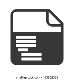 website online document internet icon. Isolated and flat illustration. Vector graphic