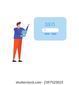 Website optimization abstract concept vector illustration set. SEO analytics team, local SEO, search engines page rank, keyword and link building, internet promotion, visibility abstract metaphor.