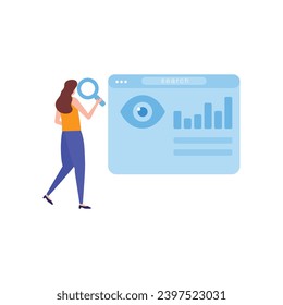 Website optimization abstract concept vector illustration set. SEO analytics team, local SEO, search engines page rank, keyword and link building, internet promotion, visibility abstract metaphor.