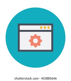 Website Optimization Colored Vector Icon