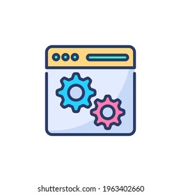 Website Optimization icon in vector. Logotype