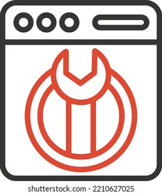 website optimization Vector icon which is suitable for commercial work and easily modify or edit it

