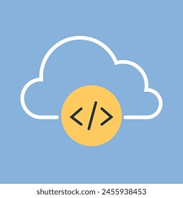 website. page. a computer. work. settings. sheet. bug. file. pin. blue background. programming. write code. code. programmer. we work with the code. we are writing a program. The icon is flat.