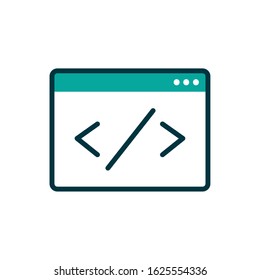 Website page design, Technology internet media layout development and communication theme Vector illustration