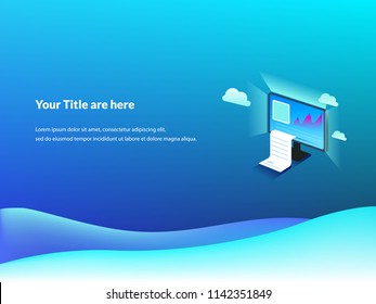 website page design tempelates online computing. eps10 vector.